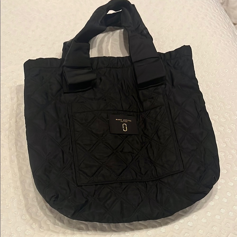 Marc Jacobs Black Quilted Medium Tote